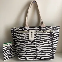 新品　レスポートサック　ゼブラ　ミュベール　トートバッグ　ポーチ付き　大容量