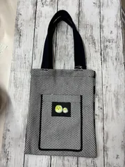 刺し子のバッグ 小　グレー ハンドメイド　和雑貨  新品　未使用　即配達
