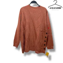 訳あり／未使用／タグ付き品／大きいサイズ／ピンク／ニット／長袖／トップス／ゆったり／5L