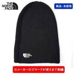 THE NORTH FACE ノースフェイス スモールロゴビーニー ベビー ニット帽 NNB42300 Kブラック ※ロゴ逆さま