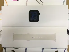 【BD-0554】新品未開封 Apple Watch SE 3 (GPSモデル) -40mmミッドナイトアルミニウムケースとスターライトスポーツバンド -S/M
