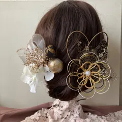髪飾り　結婚式　成人式　卒業式　ヘアパーツ　ウェディング　前撮り　袴　和装