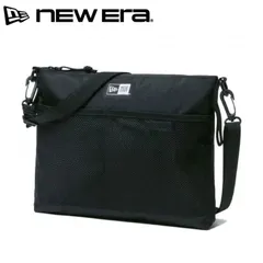 新品 NEWERA ニューエラ 正規品 サコッシュ ショルダー バッグ グッズ 小物 アクセサリー 斜め掛け カバン 鞄 ポーチ ミニバッグ 無地 シンプル ユニセックス メンズ レディース 黒 ブラック 11787069
