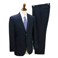 スーツカンパニー CENTRAL GIPPS 2つボタン シングルスーツ AB6 L ダークネイビー ノータック 本切羽 春秋冬 176124 5NL029 【送料無料】【中古】【メンズビジネス】202512