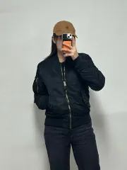 アルファ インダストリーズ MA-1 フライト MA-1ジャケット ブラック