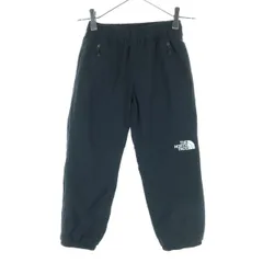 美品 THE NORTH FACE ザノースフェイス シャカシャカ 中綿ロングパンツ 110 ブラック NYJ82031 キッズ 古着