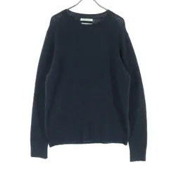 JOURNAL STANDARD ジャーナルスタンダード 長袖 ウール混 セーター S ネイビー メンズ 古着