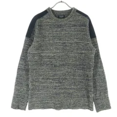 ZARA MAN ザラマン 長袖 ウール混 ニット M ブラウン系 メンズ 古着