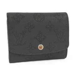 LOUIS VUITTON ポルトフォイユ イリス コンパクト 二つ折り財布 モノグラム マヒナ ノワール M62540