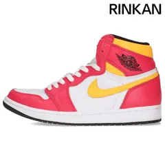 ナイキ  AIR JORDAN 1 RETRO HIGH OG LIGHT FUSION RED 555088-603 エアジョーダン1オージーライトフュージョンレッドスニーカー メンズ 27