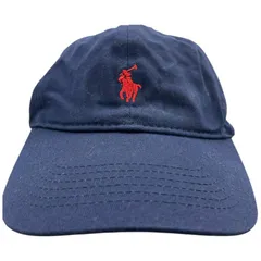 POLO RALPH LAUREN ポロ ラルフローレン ロゴ 刺繡 ワンポイント ベースボールキャップ キャップ 帽子 ネイビー
