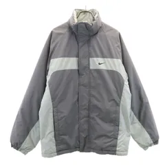 NIKE ナイキ 中綿ジャケット M グレー メンズ 古着