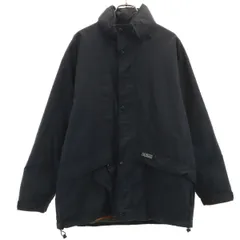 AIGLE エーグル ジャケット S ブラック 裏フリース 薄中綿入り メンズ 古着