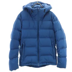 UNIQLO ユニクロ シームレス ダウンジャケット M ブルー メンズ 古着