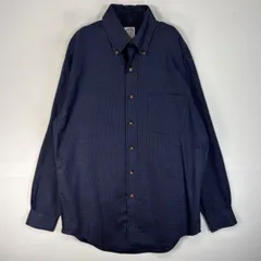 古着 ブルックスブラザーズ Brooks Brothers 長袖シャツ 胸ポケ ボタンダウン TRADITIONAL FIT S  ネイビー系 チェック メンズ