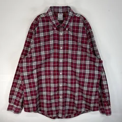 古着 ブルックスブラザーズ Brooks Brothers 長袖シャツ チェック 胸ポケ REGENT XL  レッド系 マルチカラー メンズ
