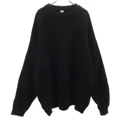 FREAK'S STORE フリークスストア 長袖 畦編み セーター L ブラック ニット メンズ 古着