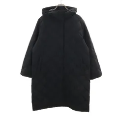 UNIQLO ユニクロ パフテック ロングコート XXL ブラック リラックスフィット ビックサイズ レディース 古着