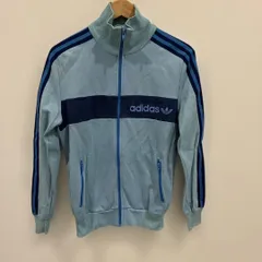s00141 adidas トラックジャケット ジャージ　ブルー　デサント