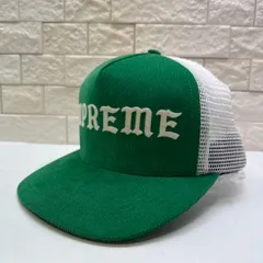 S00146 SUPREME シュプリーム　グリーン　緑色 メッシュキャップ