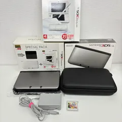 【初期化済み/動作品】 Nintendo 3DS LL SPECIAL PACK 任天堂 ニンテンドー ゲーム機 本体 スペシャルパック グレー　DL1-4000-1224