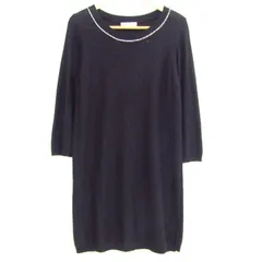 クミキョク ニットワンピース トップス 長袖 アルパカ混 レディース 6サイズ ブラック 組曲 【中古】