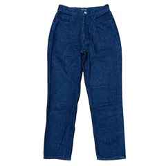 MOUSSY ハイウエスト テーパードデニム 濃紺 インディゴ サイズ26 レディースM マウジー