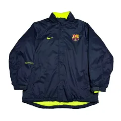 FCバルセロナ・ベンチジャケット・US−Lサイズ・濃いグレー 2026年最新