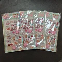 立体ステッカー 手帳素材 女の子向け 3D立体シール DIY ジュエリーデザイン キッズ 4枚セット スマホデコ デコレーション 猫 キャラクター かわいい グリーン