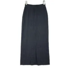 apres jour mignon アプレジュールミニョン スリット ニットスカート sizeＳ/チャコールグレー