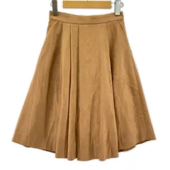 UNTITLED アンタイトル   フレアスカート size0/ベージュ