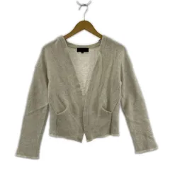 UNTITLED アンタイトル ウール混カーディガン size2/ホワイト系