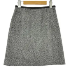 美品  UNTITLED アンタイトル タグ付き ウールスカート size2/グレー系