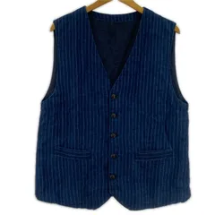 ARTS＆SCIENCE アーツアンドサイエンス ストライプベスト size3/ネイビー系