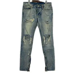 mnml ミニマル ダメージ加工 デニムパンツ size32/ライトブルー系