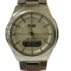 CASIO カシオ WVA-M480 Wave Ceptor TOUGH SOLAR腕時計/アイボリー×シルバー