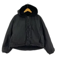 ZARA ザラ リバーシブル ボア フーデッドジャケット sizeEUR S/ブラック