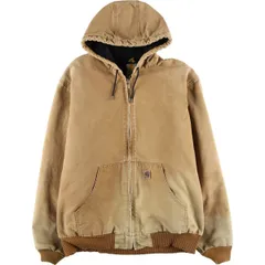 古着 00年代 カーハート Carhartt アクティブジャケット ダックフルジップパーカー メンズXL相当/eaa599958