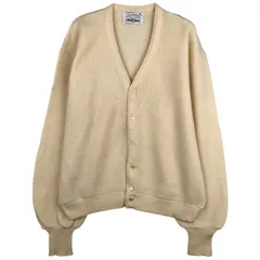古着 70年代 ROBERT BRUCE Arnold Palmer アーノルドパーマー アクリル×ウールニットカーディガン USA製 メンズL相当/evb032580