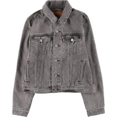 古着 リーバイス Levi's PREMIUM プレミアム 先染め ブラック デニムジャケット Gジャン メンズL相当/eaa599852