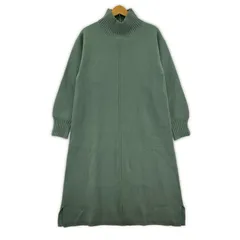 組曲 クミキョク ハイネック ニットワンピース size3/グリーン系