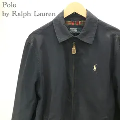 Polo by Ralph Lauren ポロ バイ ラルフローレン スイングトップ Mサイズ ネイビー ブルゾン アウター メンズ