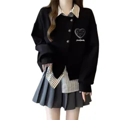 パーカー レディース トップス カジュアル シャツ 切り替え 重ね着風 トレーナー 長袖 ゆったり スウェット ストリート系 ファッ