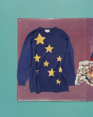 ヴィンテージ スター パータン ニット セーター