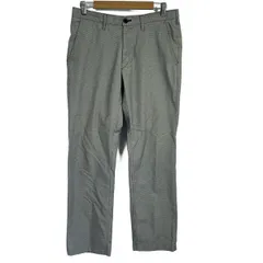 Burberry Black Label(バーバリーブラックレーベル) パンツ サイズ76 メンズ - ライトグレー×黒 フルレングス/千鳥格子柄