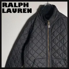 【美品】RALPH LAUREN キルティングジャケット 裏起毛 茶色 XL