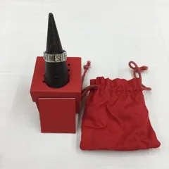 DIESEL ディーゼル アクセサリー 指輪 ロゴチェーン　ツートーンリング