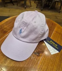 ポロ ラルフローレン ライトパープル ベースボールキャップ 帽子