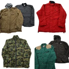 古着卸 まとめ売り ブランドMIX ジャケット 6枚セット (メンズ L /XL /2XL ) リーバイス トミー G-STAR バブアー 中古 古着 ND2111
