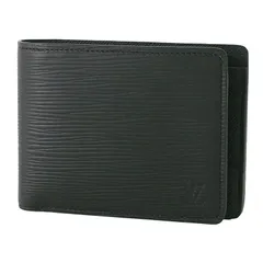 ルイ・ヴィトン LOUIS VUITTON ポルトフォイユ・ミュルティプル エピ ノワール 2つ折り財布 M61825